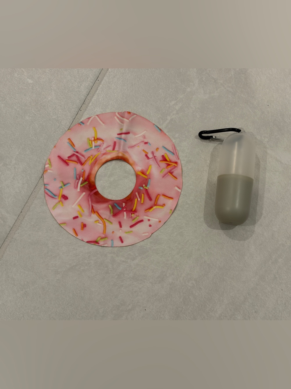 Nerdwax Jinkies Donut Glasses Cleaning Cloth with Clippy Capsule